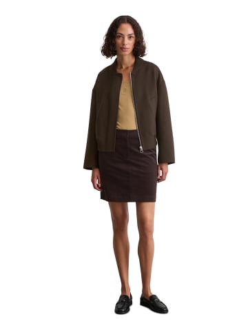 Marc O'Polo Cord-Minirock A-Shape in dark coffee