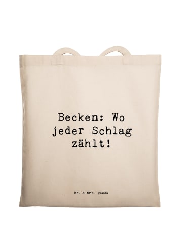 Mr. & Mrs. Panda Schultasche Spruch Becken mit Spruch in Creme