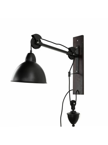 Licht-Erlebnisse Wandlampe in Natur Schwarz