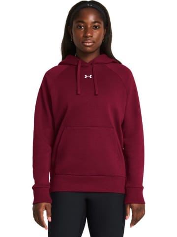 Under Armour Hoodie "Ua Rival Fleece Hoodie" in Rot