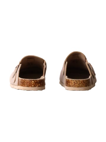 Xti Pantoletten aus Leder Beige