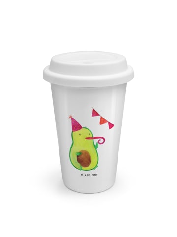 Mr. & Mrs. Panda To Go Becher Avocado Geburtstag ohne Spruch in Weiß