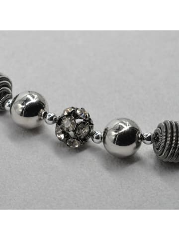 Steuer Modeschmuck Metall in Schwarz