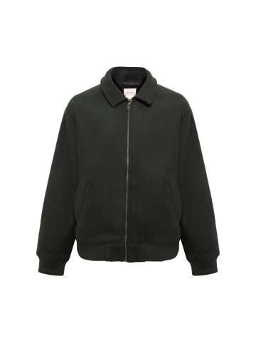 Mavi Jeans Vielseitige stylische Jacke mit Reißverschluss und Kragen. in Dunkelgrau