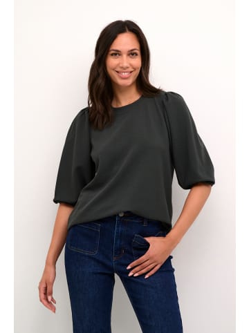 Kaffe Langarm-Shirt KAjanne Regular fit in Black Oyster