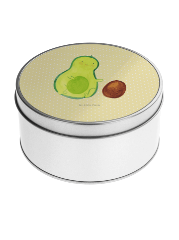 Mr. & Mrs. Panda Teedose Avocado Kern rollt ohne Spruch in Gelb Pastell