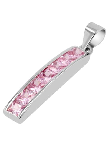 Adeliás Damen Anhänger aus 925 Silber mit Zirkonia in silber