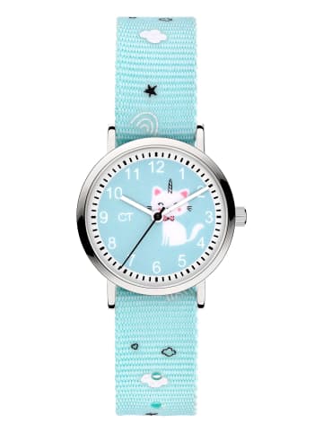 Cool Time Armbanduhr The Cool Cat in hellblau