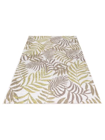KADIMA DESIGN Teppich Outdoor Flachgewebe Palmenmotiv Polypropylen Terrasse