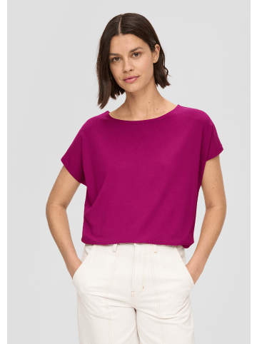 s.Oliver T-Shirt kurzarm in Lila