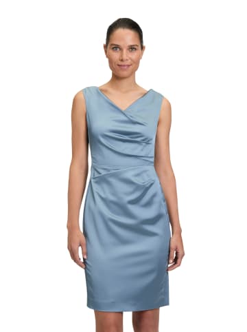 Vera Mont Etuikleid mit Raffung in Bluish Grey