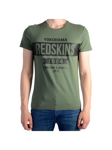 Redskins Softaball V2 T-Shirt in der Farbe „Calder Khaki“ Grün