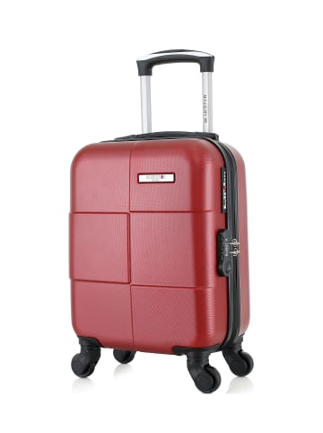 BlueStar Handgepäck Koffer MIAMI in Burgunderrot (26L)