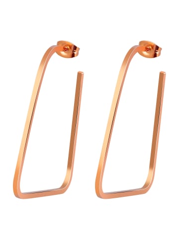 Adeliás Damen Ohrringe – Ohrstecker aus Edelstahl in gold