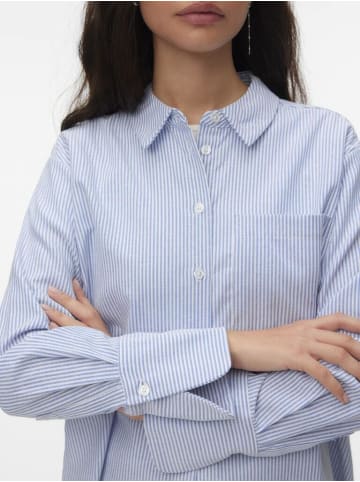 Vero Moda Langarmbluse in palace blue