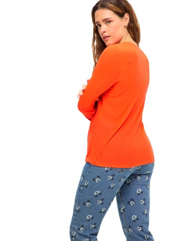 Studio Untold Langarmshirt in neon rot