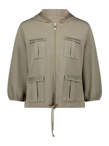 Betty Barclay Shirtjacke mit Kapuze in Soft Olive
