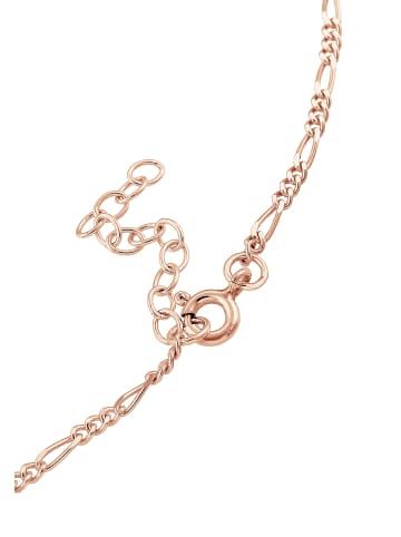 Elli Fußschmuck 925 Sterling Silber Figaro in Rosegold