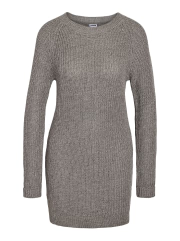 Noisy may Strickkleid in Medium Grey Melange