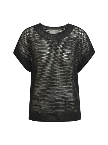 Milano Italy 1/2 Sleeve Pullover with Oversized Passform in Black