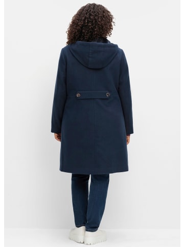 sheego Wintermantel in nachtblau