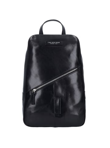 The Bridge Passpartout Rucksack Leder 42 cm in nero