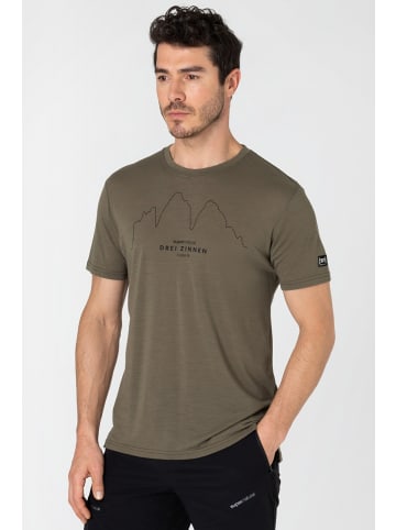 super.natural Merino T-Shirt in braun