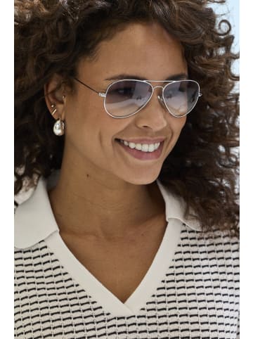 Vivance Poloshirt in creme-schwarz