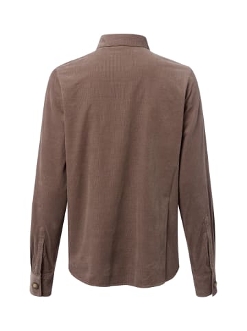 Marie Lund Cordbluse in grau - 0035