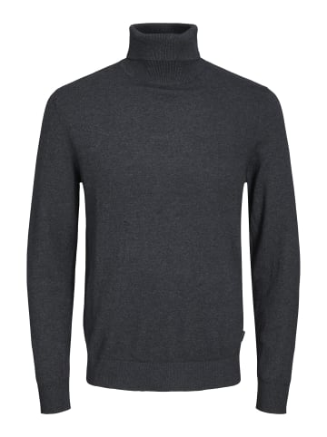 Jack & Jones Rollkragenpullover in Dark Grey Melange