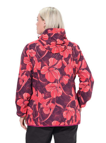 Ulla Popken Funktionsjacke in dunkle kirsche