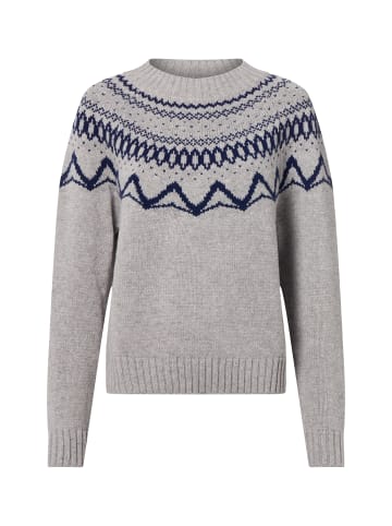 FYNCH-HATTON Wollpullover in grau marine - 0001
