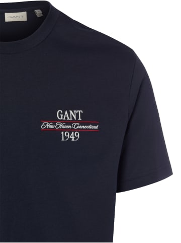 Gant T-Shirt in marine