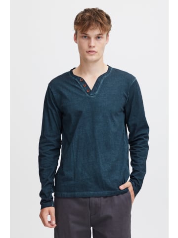 !SOLID Langarmshirt in blau