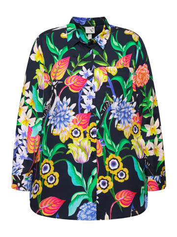 Ulla Popken Hemdbluse in marine