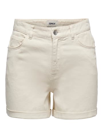 ONLY Jeans-Shorts in Ecru