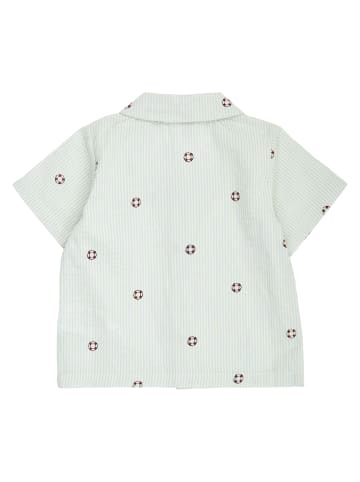 müsli Babyshirt in Tofu/ Ocean/ Mineral red