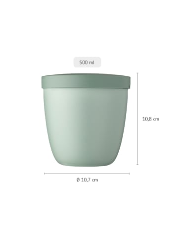Mepal Snackpot Ellipse 500 ml in Nordic Sage