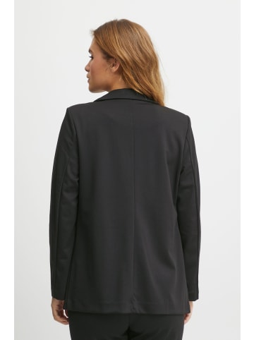 b.young Jackenblazer BYRIZETTA LONG BL 2 - 20812846  Blazer mit Knöpfen in black denim