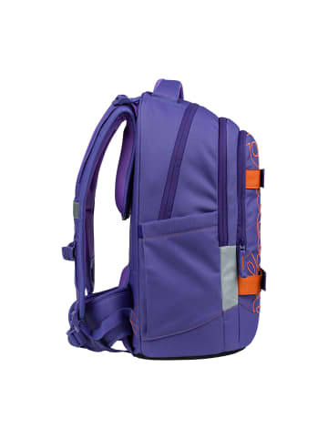 BAAGL Schulrucksack Skate Max in Schwarz Orange - 30x47x22cm