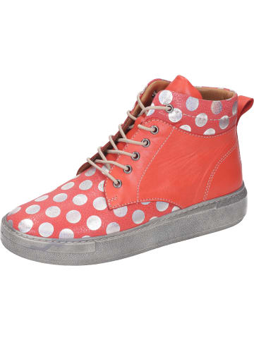 manitu Freizeit Stiefeletten, Sneakers High in rot