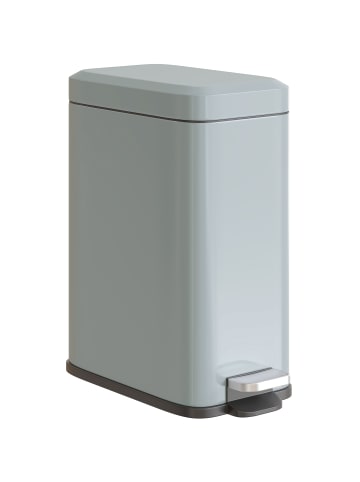 HOMCOM Mülleimer-29,2L x 14B x 32H cm-Grau