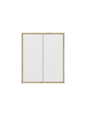 Phoenix Group AG Spiegelschrank MORENA mit 2 Türen, cashmere/Eiche