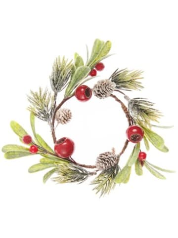 Rico Design Nonbook - Tannen-Kranz mit Zapfen/Früchten Ø 20 cm
