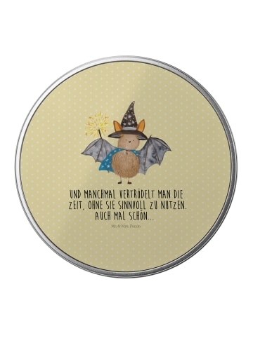 Mr. & Mrs. Panda zuckerdose Fledermaus Zauberer mit Spruch in Gelb Pastell