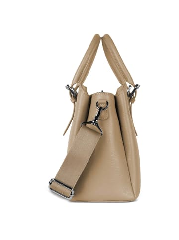 Bugatti Elsa - Henkeltasche 30 cm (schwarz) in sand