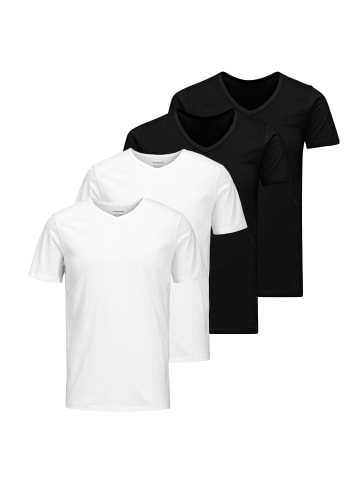 Jack & Jones T-Shirt 2er Pack in Schwarz/Weiß