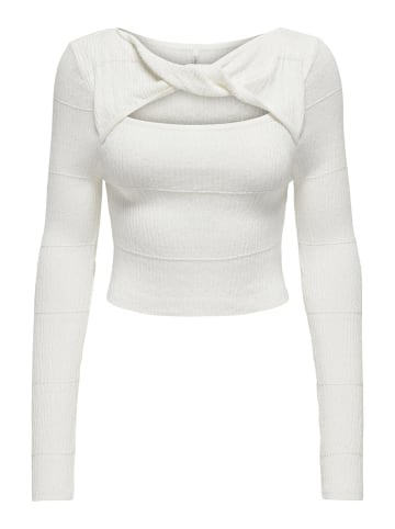 ONLY Strickpullover in Cloud Dancer