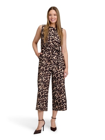 Betty Barclay Jumpsuit mit Eingrifftaschen in Schwarz/Beige