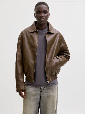 Jack & Jones Blousonjacke in Chocolate Brown